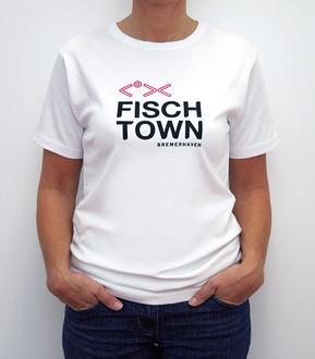 T-Shirt „Fischtown“, Größe M